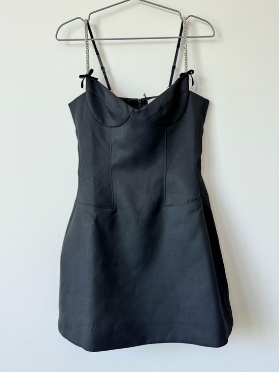 Shushu/Tong Dresses & Skirts - ShuShu/Tong Bodice Top Mini Dress with Jewelled  Chain-Strap Detail - Size 8/M